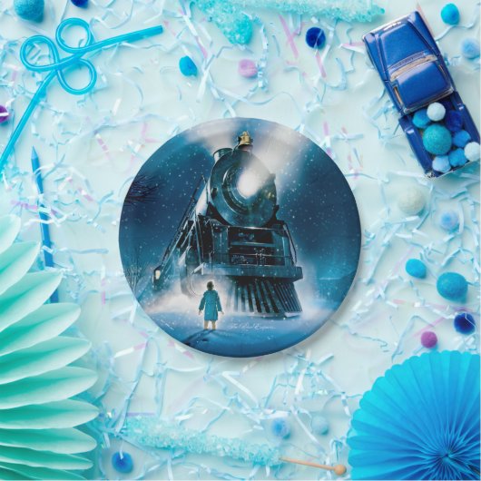 Die Polar Express Pajama Slumber-Party-Papierplatt Pappteller (Party)