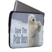 Die Polarbären gerettet Laptopschutzhülle (Vorne Rechts)