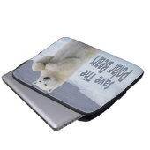 Die Polarbären gerettet Laptopschutzhülle (Vorne Knopf)