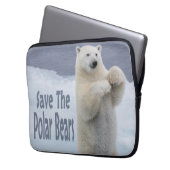 Die Polarbären gerettet Laptopschutzhülle (Vorderseite Links)