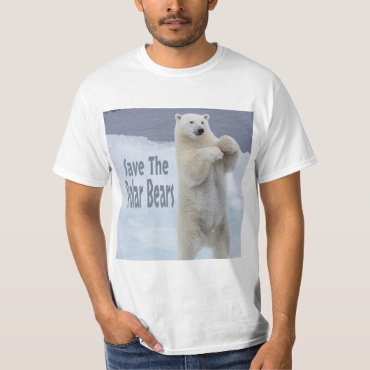 Die Polarbären gerettet T-Shirt (Vorderseite)