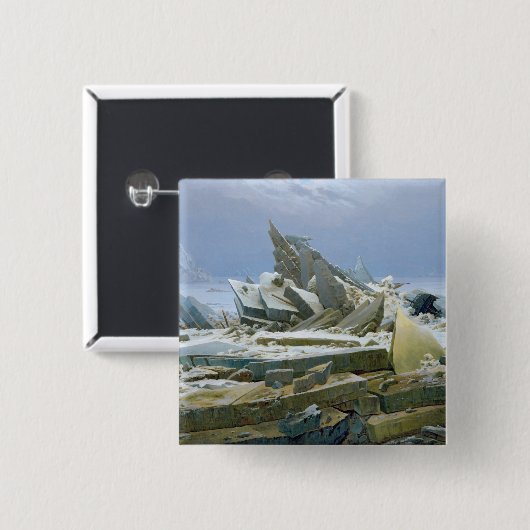 Die Polarsee, 1824 Button (Vorne & Hinten)