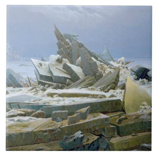 Die Polarsee, 1824 Fliese (Vorderseite)