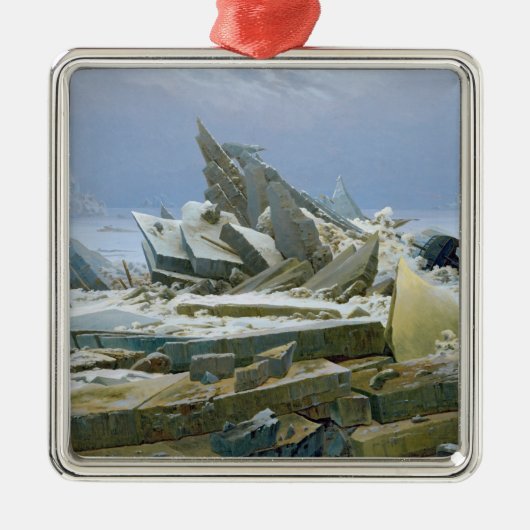 Die Polarsee, 1824 Silbernes Ornament (Vorne)
