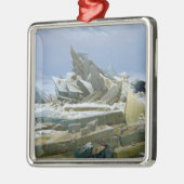 Die Polarsee, 1824 Silbernes Ornament (Links)