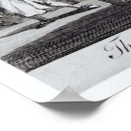 Die Politiker des Kaffeehauses Poster (Ecke)