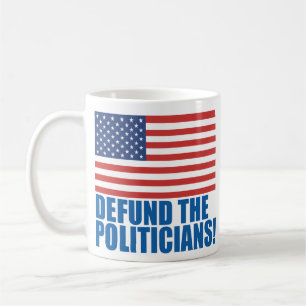 Die Politiker enttäuschen Kaffeetasse