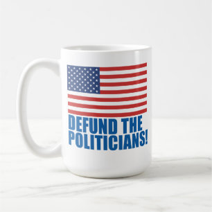 Die Politiker enttäuschen Kaffeetasse