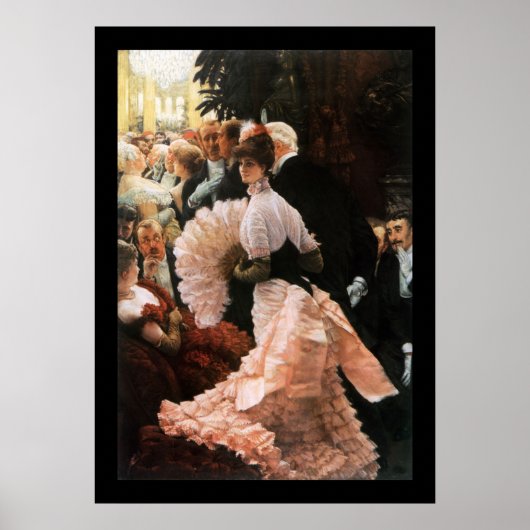 Die politische Lady von James Tissot Poster (Vorne)