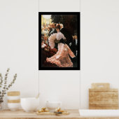 Die politische Lady von James Tissot Poster (Küche)