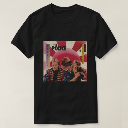Die Polizei bekommt Musikgeschenk T-Shirt (Design vorne)