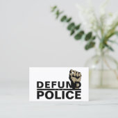DIE POLIZEI DEFFIZIEREN VISITENKARTE (Stehend Vorderseite)