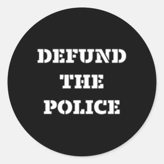 Die Polizei entschärfen Runder Aufkleber (Vorderseite)