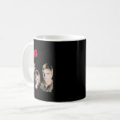 Die Polizei-Metallgesteinsband Kaffeetasse (Vorderseite Links)