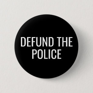Die Polizei schwarze Leben der Materie Protest Button