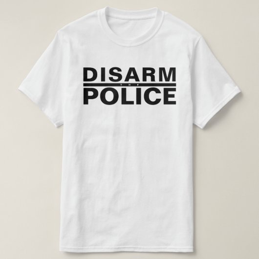 DIE POLIZEI VERRINGERN T-Shirt (Design vorne)