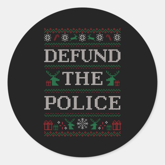 Die Polizeibrutalität zu entschlüsseln Runder Aufkleber (Vorderseite)