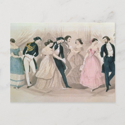 Die Polka-Fashions aus Godeys Buch der Lady Postkarte (Vorderseite)