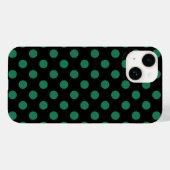 Die Pollenköpfe sind grün und schwarz Case-Mate iPhone Hülle (Rückseite (Horizontal))