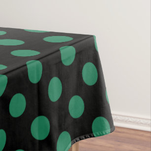 Die Pollenköpfe sind grün und schwarz Tischdecke