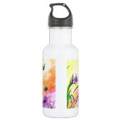 Die Pollinatenprominade Edelstahlflasche (Rückseite)