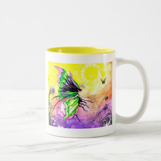 Die Pollinatenprominade Zweifarbige Tasse (Rechts)