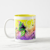 Die Pollinatenprominade Zweifarbige Tasse (Links)