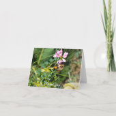 Die Pollinationssaison ist vorbei Dankeskarte (Vorderseite)