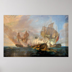 Die Pomone gegen Alceste, aktiv und vereint Poster