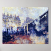 Die Pont de l'Europe, Gare Saint-Lazare, Poster (Vorne)
