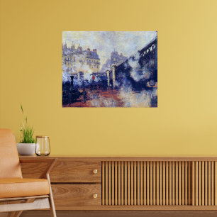 Die Pont de l'Europe, Gare Saint-Lazare, Poster