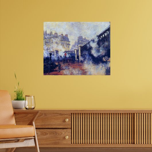 Die Pont de l'Europe, Gare Saint-Lazare, Poster (Wohnzimmer 2)