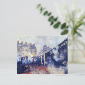 Die Pont de l'Europe von Monet, Postkarte (Stehend Vorderseite)