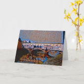 Die Ponte Vecchio Karte (Gelbe Blume)