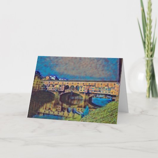 Die Ponte Vecchio Karte (Vorderseite)