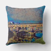 Die Ponte Vecchio Kissen (Rückseite)