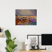 Die Ponte Vecchio Poster (Heimbüro)
