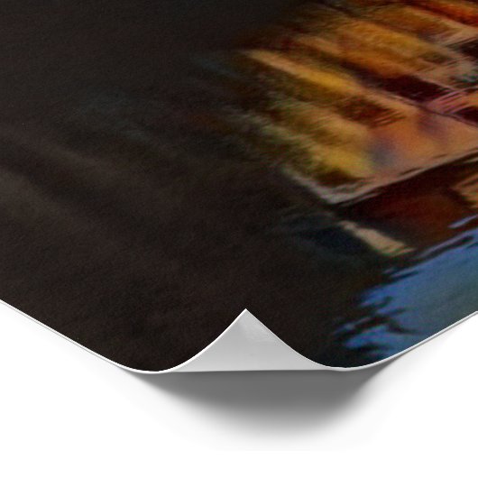 Die Ponte Vecchio Poster (Ecke)