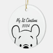 Die Pooh 1 Weihnachtsfeier gewinnen Keramik Ornament (Links)