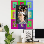 Die Pop Art Coronation Poster (Heimbüro)