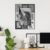 Die Pop Art Lady Liberty Poster (Heimbüro)