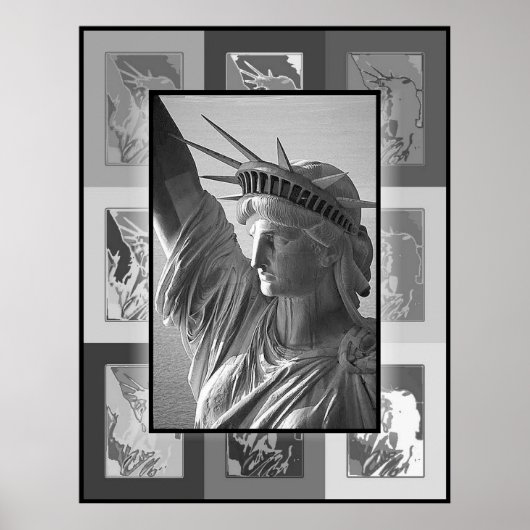 Die Pop Art Lady Liberty Poster (Vorne)