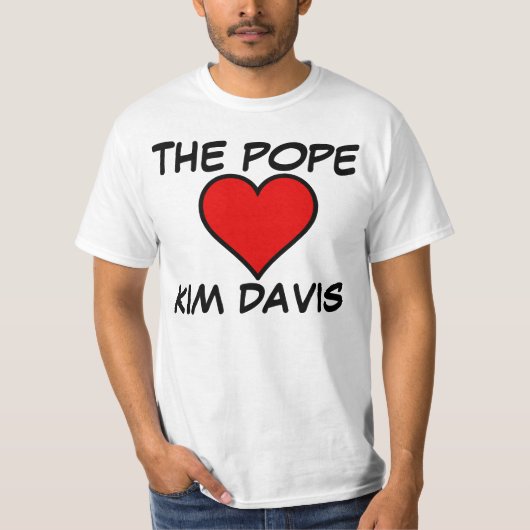 DIE POPE-LIEBEN KIM DAVIS-T - Shirt (Vorderseite)