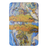 Die Poplars in Saint-Rémy, Van Gogh Badematte (Vorderseite Vertikal)