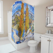 Die Poplars in Saint-Rémy, Van Gogh Duschvorhang (Beispiel)