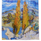 Die Poplars in Saint-Rémy, Van Gogh Duschvorhang (Vorderseite)