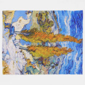 Die Poplars in Saint-Rémy, Van Gogh Fleecedecke (Vorderseite (Horizontal))