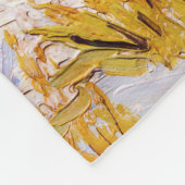 Die Poplars in Saint-Rémy, Van Gogh Fleecedecke (Ecke)