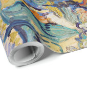 Die Poplars in Saint-Rémy, Van Gogh Geschenkpapier (Rolleneckpunkt)