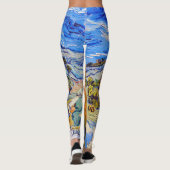 Die Poplars in Saint-Rémy, Van Gogh Leggings (Rückseite)